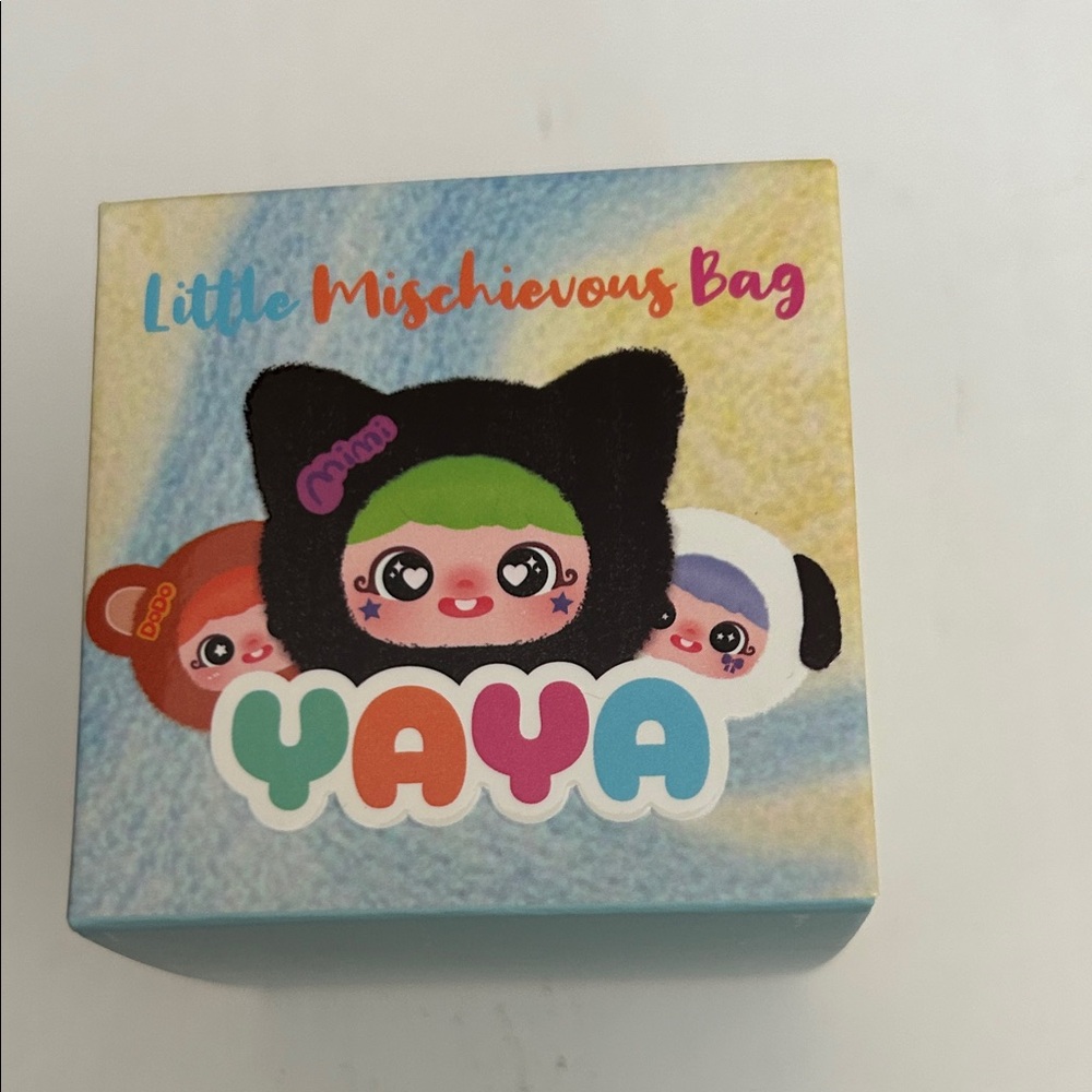Little Mischievous Bag Doll Set - Black, Green, Blue